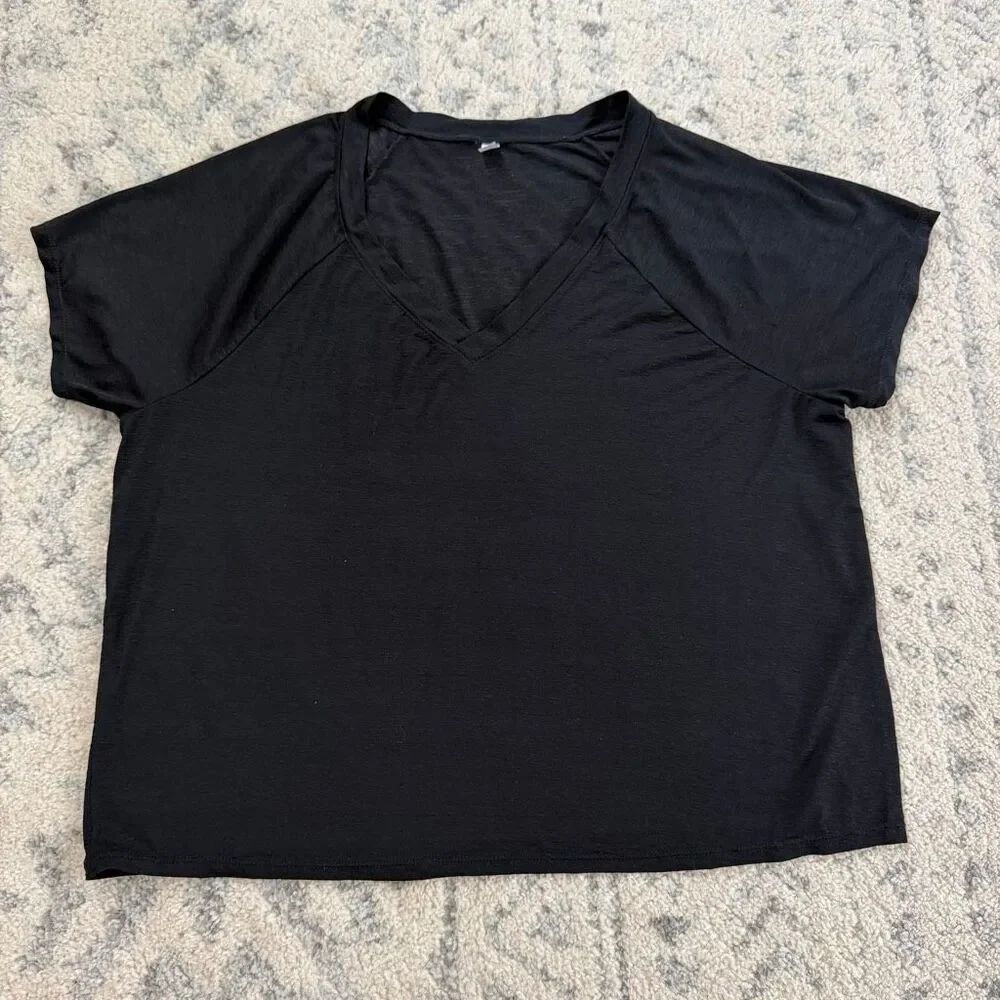 Women’s Black JoyLab Oversized Athletic Tee